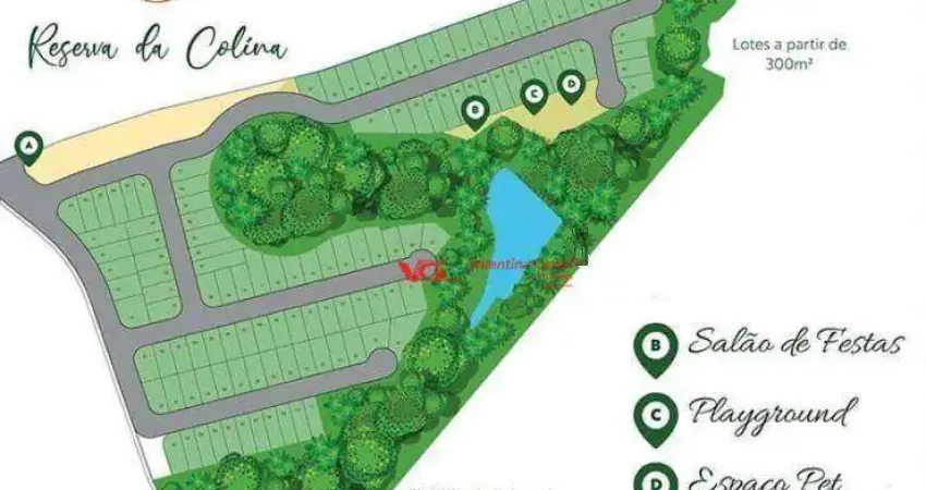 Terreno à venda, 300 m² por R$ 330.000,00 - Reserva da Colina - Indaiatuba/SP