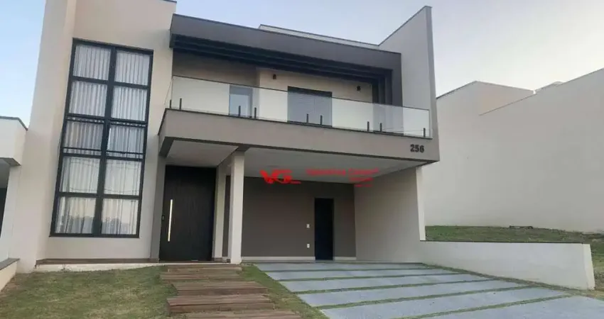 Aceita Permuta - Excelente casa em condomínio com 3 dormitórios à venda, 250 m² por R$ 1.650.000 - Jardim Piemonte - Indaiatuba/SP