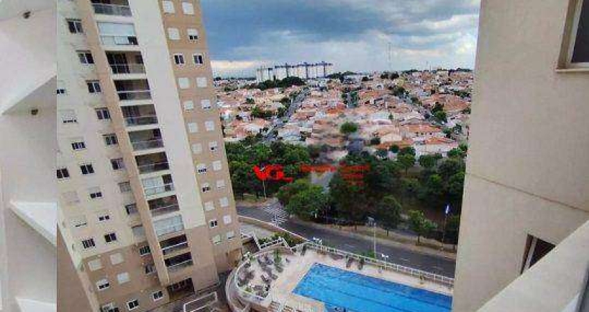 Apartamento mobiliado com 3 dormitórios para alugar por R$ 5.879/mês - Bairro Pau Preto - Indaiatuba/SP