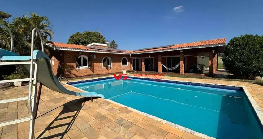 Chácara com 3 dormitórios para alugar, 5084 m² por R$ 7.750,00/mês - Chácaras de Recreio Ingá - Indaiatuba/SP
