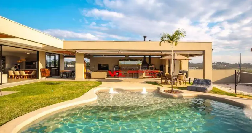 Casa Incrível com 4 suítes à venda, 358 m² por R$ 5.800.000 - Reserva Petrus - Indaiatuba/SP