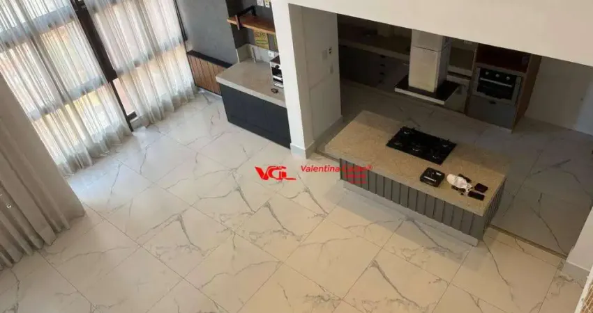 Apartamento duplex com 3 dormitórios, 180 m² - venda por r$ 1.855.000,00 ou aluguel por r$ 9.600,00/mês - the park view - indaiatuba/sp