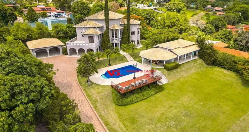 Chácara com 4 suítes e vista para a mata à venda, 3000 m² por r$ 6.500.000 - vale das laranjeiras - indaiatuba/sp