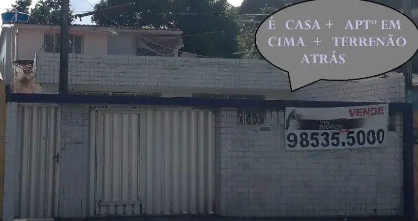 Compre um imóvel com Casa + aptº + terreno òtimo investimento