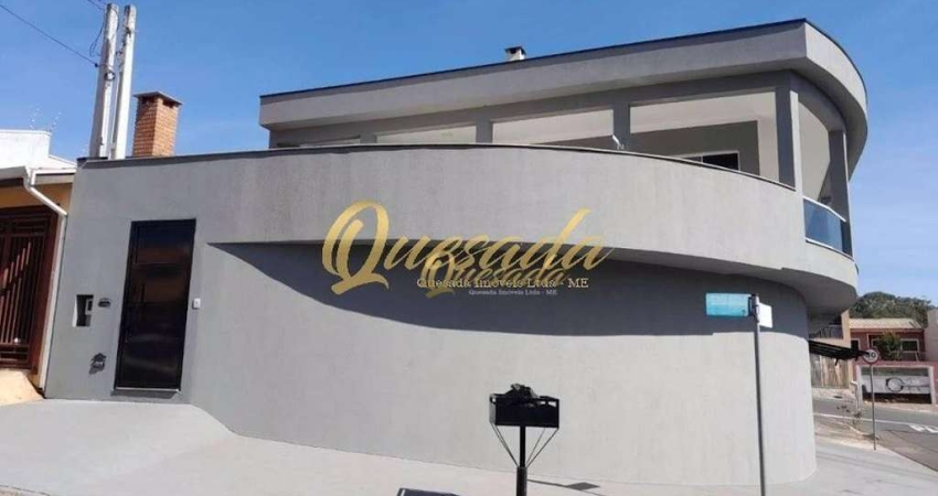 Sobrado à venda, 4 quartos, planejados, área gourmet, Jardim União, Indaiatuba.