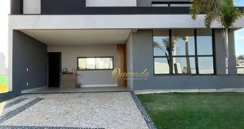 Casa nova à venda, 3 suítes, planejados, piscina, condomínio gran reserve, indaiatuba.