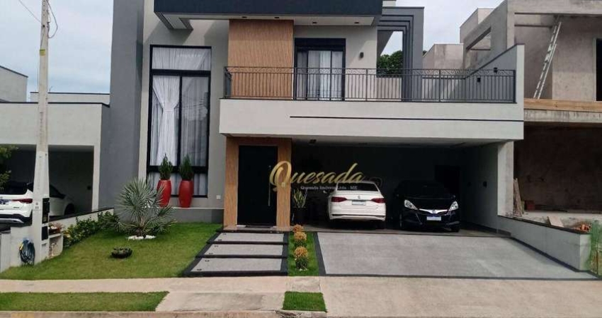 Sobrado à venda, 3 suítes, área gourmet, piscina, Condomínio Milano, Indaiatuba.
