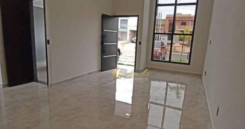 Casa térrea nova à venda, 3 suítes, ofurô, planejados, Condomínio Gran Reserve, Indaiatuba.