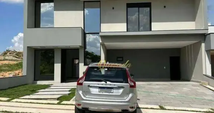 Sobrado novo à venda, 3 suítes, piscina, condomínio london park, indaiatuba.