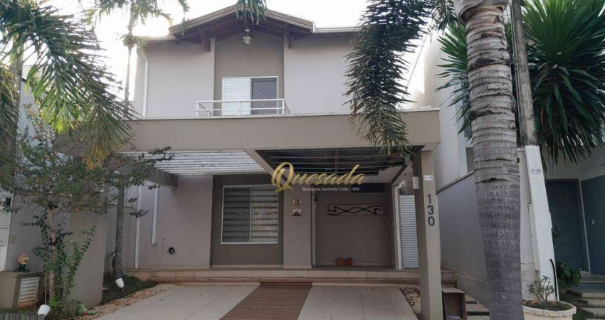 Sobrado à venda, 3 quartos, 1 suíte, planejados, Condomínio Villagio de Itaici, Indaiatuba.