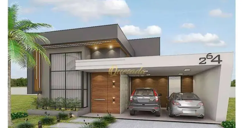 Casa em construção à venda, 4 suítes, planejados, piscina, Condomínio Jardins Di Roma, Indaiatuba.