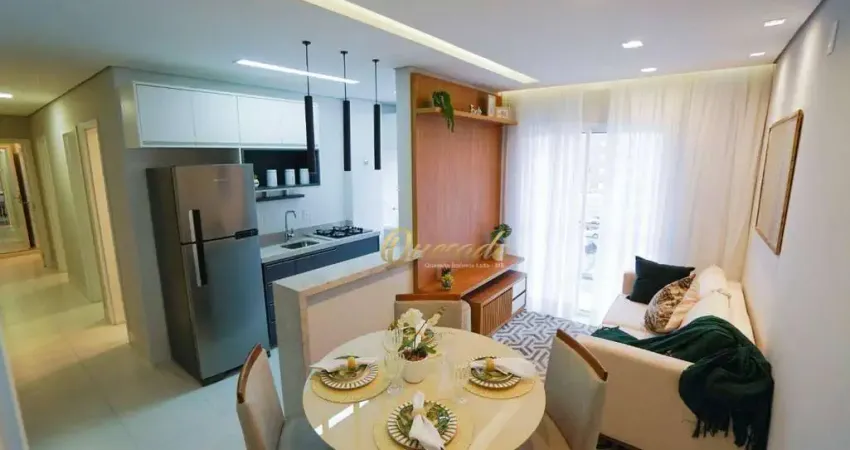 Apartamento de 63,21 m², à venda, 3 quartos, 1 suíte, sacada, Reserva Vista Verde, Indaiatuba.