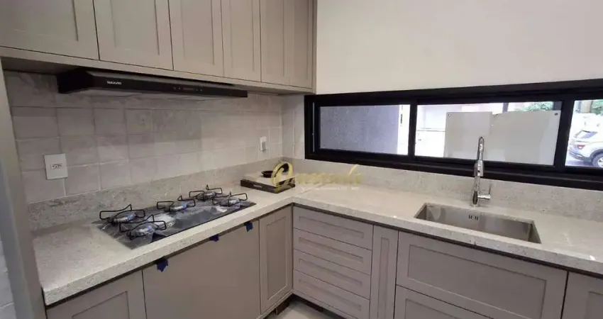 Casa térrea nova à venda, 3 suítes, planejados, Condomínio Gran Reserve, Indaiatuba.