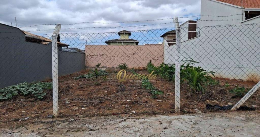 Terreno residencial à venda, plano, 300 m², 12 x 25, Jardim Esplanada I, Indaiatuba.