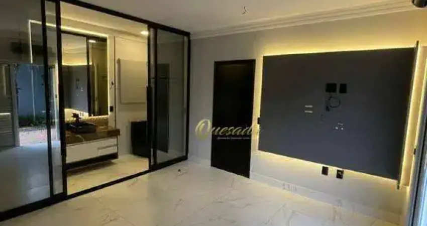 Casa térrea à venda, 3 suítes, piscina, planejados, ar condicionado, Jardim Vila Suíça, Indaiatuba.