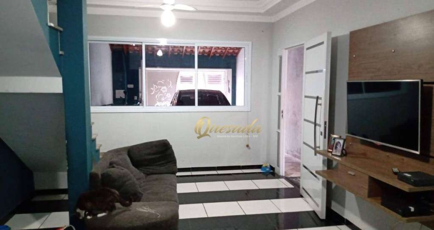 Sobrado á venda, 2 dormitórios, 1 suíte, quintal, Jardim São Francisco, Indaiatuba.