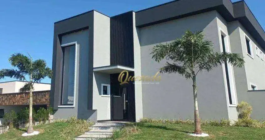 Sobrado novo à venda, 3 suítes, piscina, planejados, Condomínio Residencial Viena, Indaiatuba.