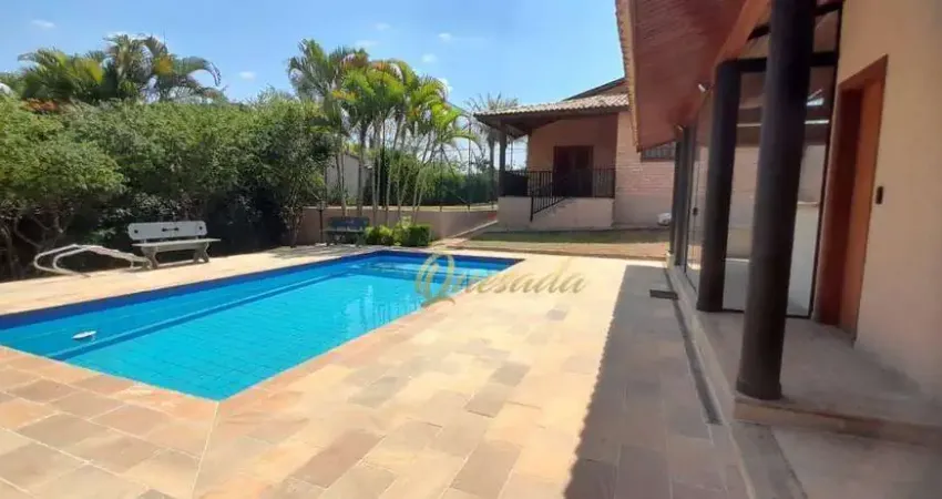 Chácara à venda, 3 suítes, piscina, casa de hóspedes, condomínio terras de itaici, indaiatuba.