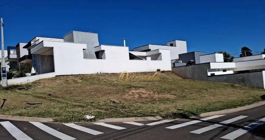 Terreno residencial, à venda, de 320,13 m², plano, esquina, Condomínio Brescia, Indaiatuba.
