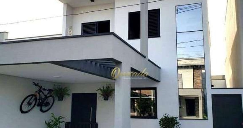 Sobrado para locação, 3 quartos, planejados, elevador, Condomínio Park Real, Indaiatuba.