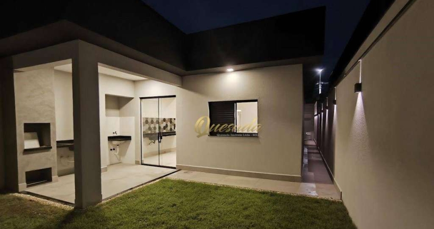 Casa térrea nova, à venda, 2 dormitórios, 1 suíte, Jardim Casablanca, Indaiatuba.