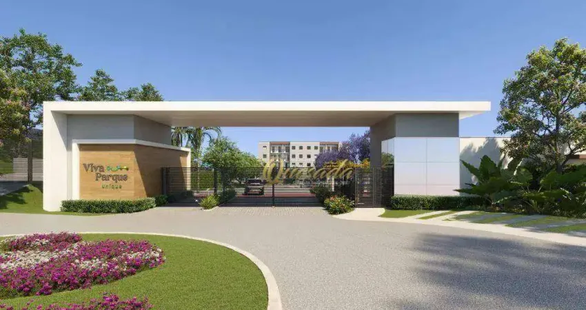 Apartamento garden novo, à venda, 2 dormitórios, varanda, Viva Parque Unique, Indaiatuba.