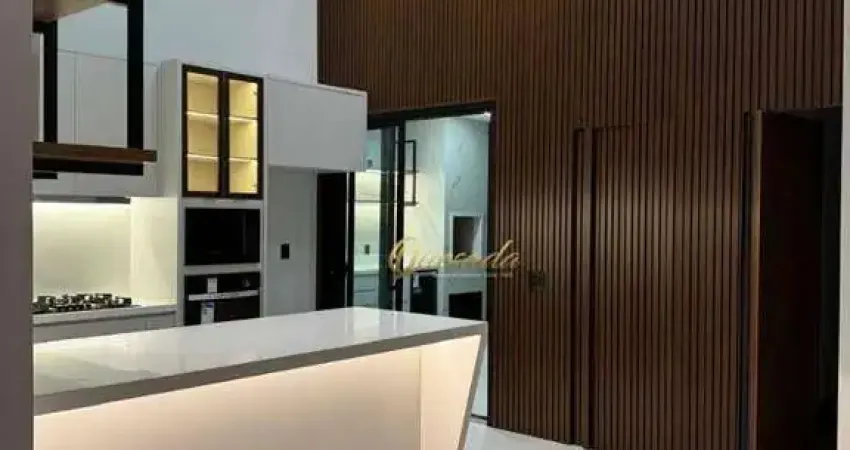 Casa térrea nova, à venda, 3 suítes, planejados, piscina, Condomínio London Park, Indaiatuba.