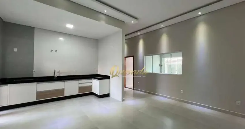 Casa térrea em construção, à venda, 3 dormitórios, 1 suíte, Parque São Lourenço, Indaiatuba.