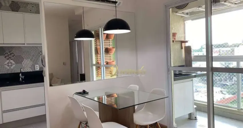 Apartamento mobiliado, para locação, 3 dormitórios, 1 suíte, Edifício Belvedere, Indaiatuba.