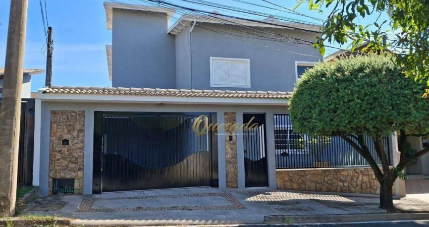 Sobrado à venda, 6 dormitórios, 1 suíte, edícula, planejados, Jardim Esplanada, Indaiatuba.