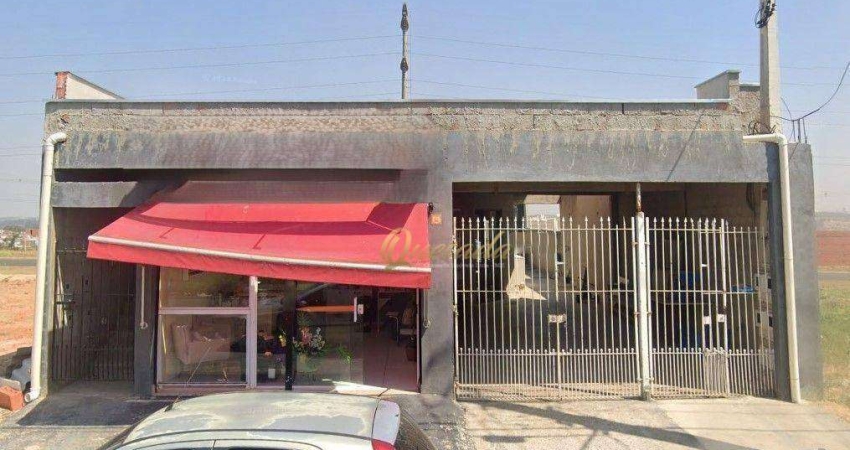 Casa térrea à venda, 3 dormitórios, 1 suíte, salão comercial, Jardim dos Colibris, Indaiatuba.
