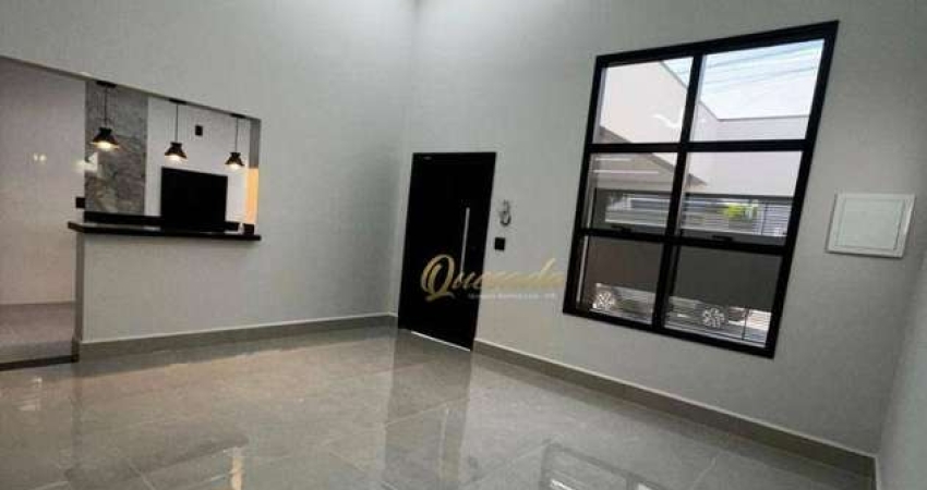 Casa térrea nova, à venda, 3 quartos, 1 suíte, Jardim Monte Carlo, Indaiatuba.