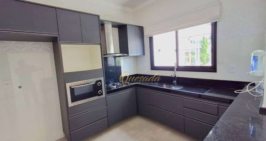 Casa térrea para alugar 3 quartos, 1 suíte, planejados, Condomínio Park Real, Indaiatuba.