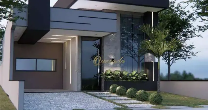 Casa térrea nova à venda, 3 suítes, planejados, fotovoltaica, Condomínio Gran Reserve, Indaiatuba.