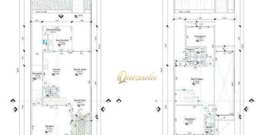 Sobrado em construção, à venda, 2 suítes, varanda, Condomínio Gran Reserve, Indaiatuba.