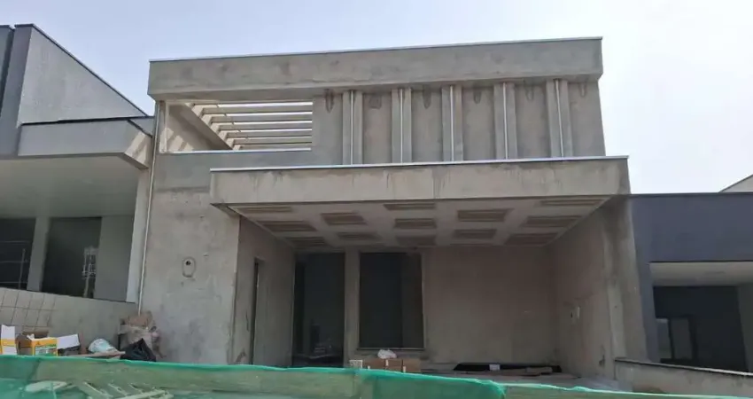 Casa nova, à venda, 3 suítes, planejados, piscina, Condomínio Gran Reserve, Indaiatuba.
