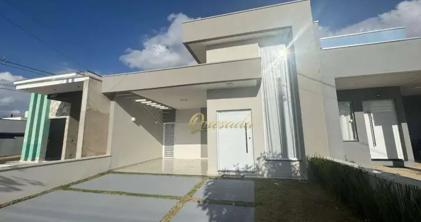 Casa térrea, à venda, 3 quartos, 1 suíte, planejados, condomínio jardim guarujá, salto.