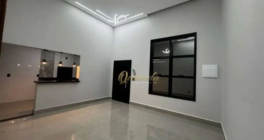 Casa térrea nova, à venda, 3 quartos, 1 suíte, planejados, Jardim Monte Carlo, Indaiatuba.