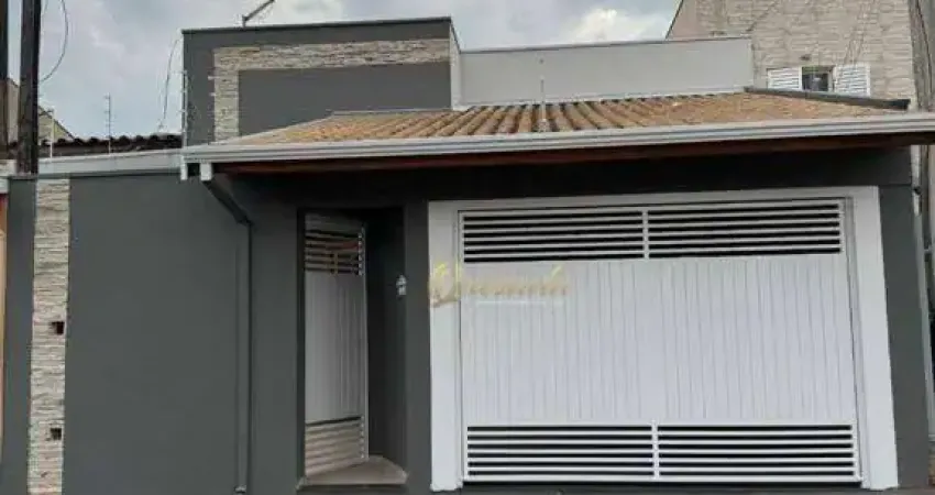 Casa térrea, à venda, 3 quartos, 1 suíte, planejados, área gourmet, Jardim Paulista II, Indaiatuba.