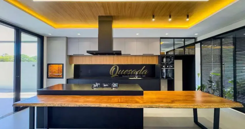 Casa térrea novaà venda, 3 suítes, planejados, piscina, escritório, condomínio villa sapezal, indaiatuba.