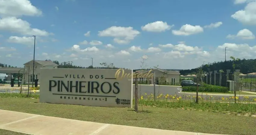 Terreno residencial à venda, plano, 540 m², condomínio villa dos pinheiros, indaiatuba.