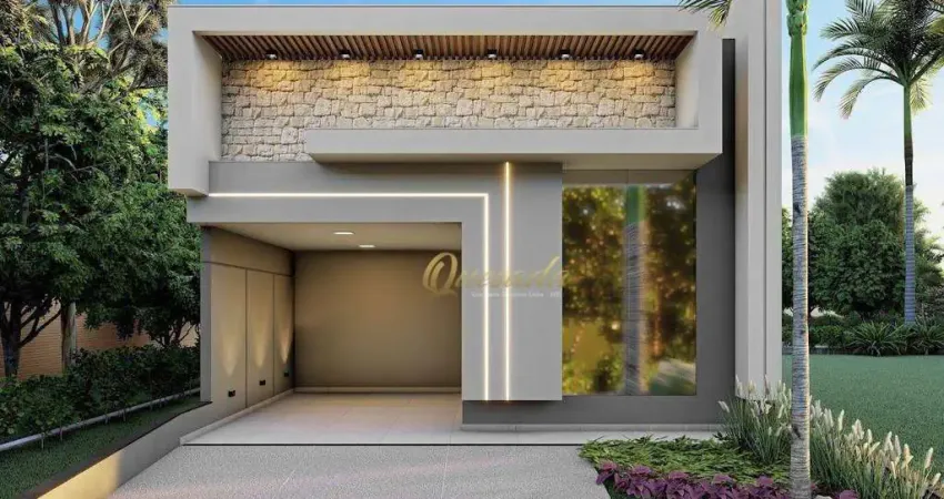 Casa térrea nova, à venda, 3 quartos, 1 suíte, planejados, condomínio gran reserve, indaiatuba.