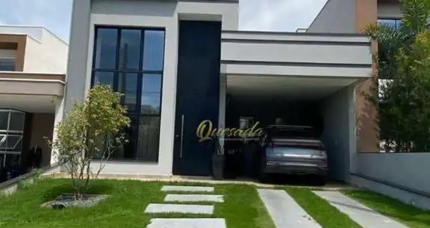 Casa térrea à venda, 3 quartos, 1 suíte, planejados, área gourmet,  condomínio brescia, indaiatuba.