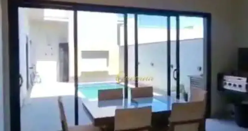 Casa térrea nova, a venda, 3 suítes, piscina, área gourmet, condomínio maria cândida, indaiatuba.