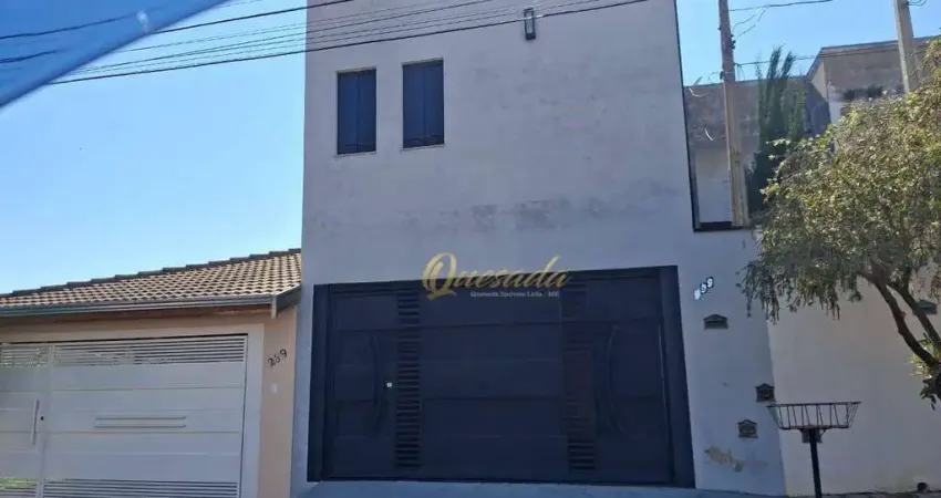 Sobrado à venda, 3 quartos, 1 suíte, área gourmet, no parque são lourenço, indaiatuba.