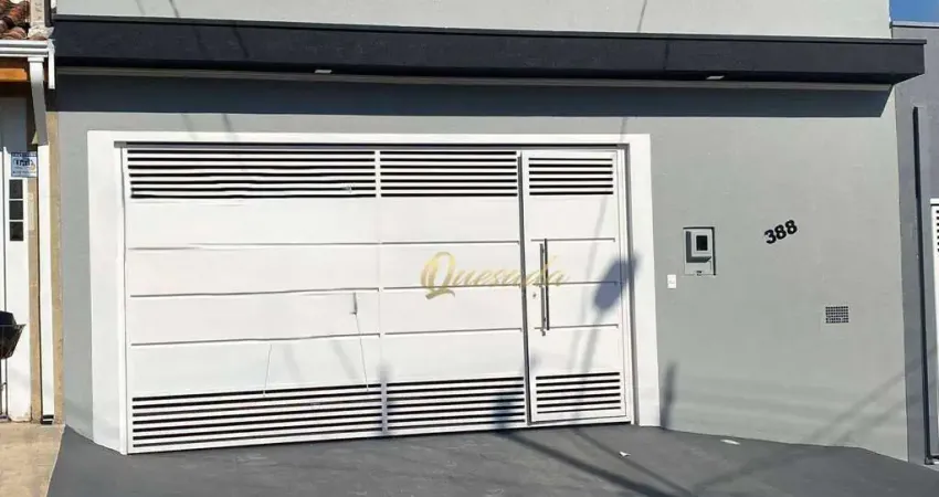 Casa nova à venda, 3 quartos, 1 suíte, planejados, jardim nova veneza, indaiatuba.