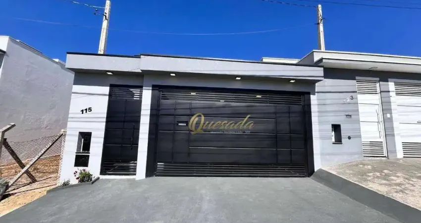 Casa nova à venda, 3 quartos, 1 suíte, quintal gourmet, jardim nova veneza, indaiatuba.