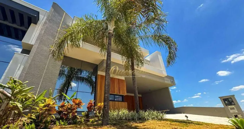 Casa térrea nova à venda, 3 suítes, planejados, piscina, condomínio maria cândida, indaiatuba.