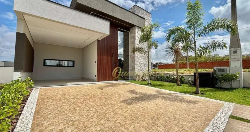 Casa térrea à venda, 3 suítes, piscina, Condomínio Park Vista Real – Indaiatuba.