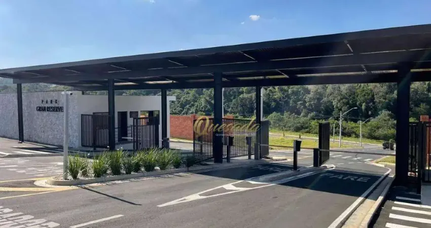 Terreno residencial à venda, 456,61 m², Condomínio Gran Reserve, Indaiatuba.